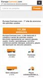 Mobile Screenshot of europa-camioes.com